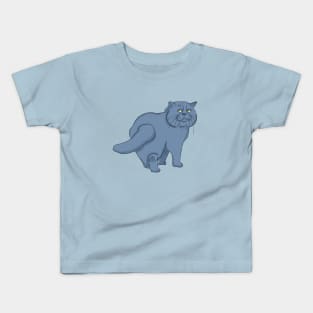 Sad cat. British cat Kids T-Shirt